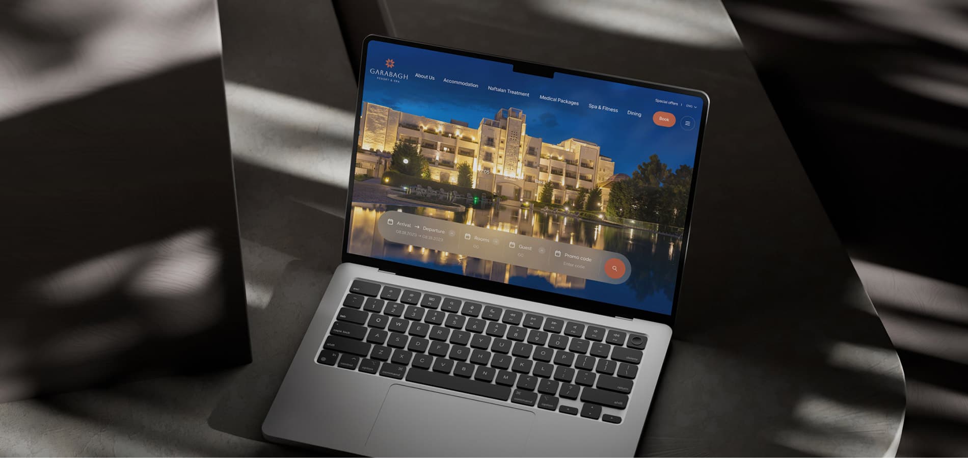 Website development for Garabagh Resort & SPA Hotel