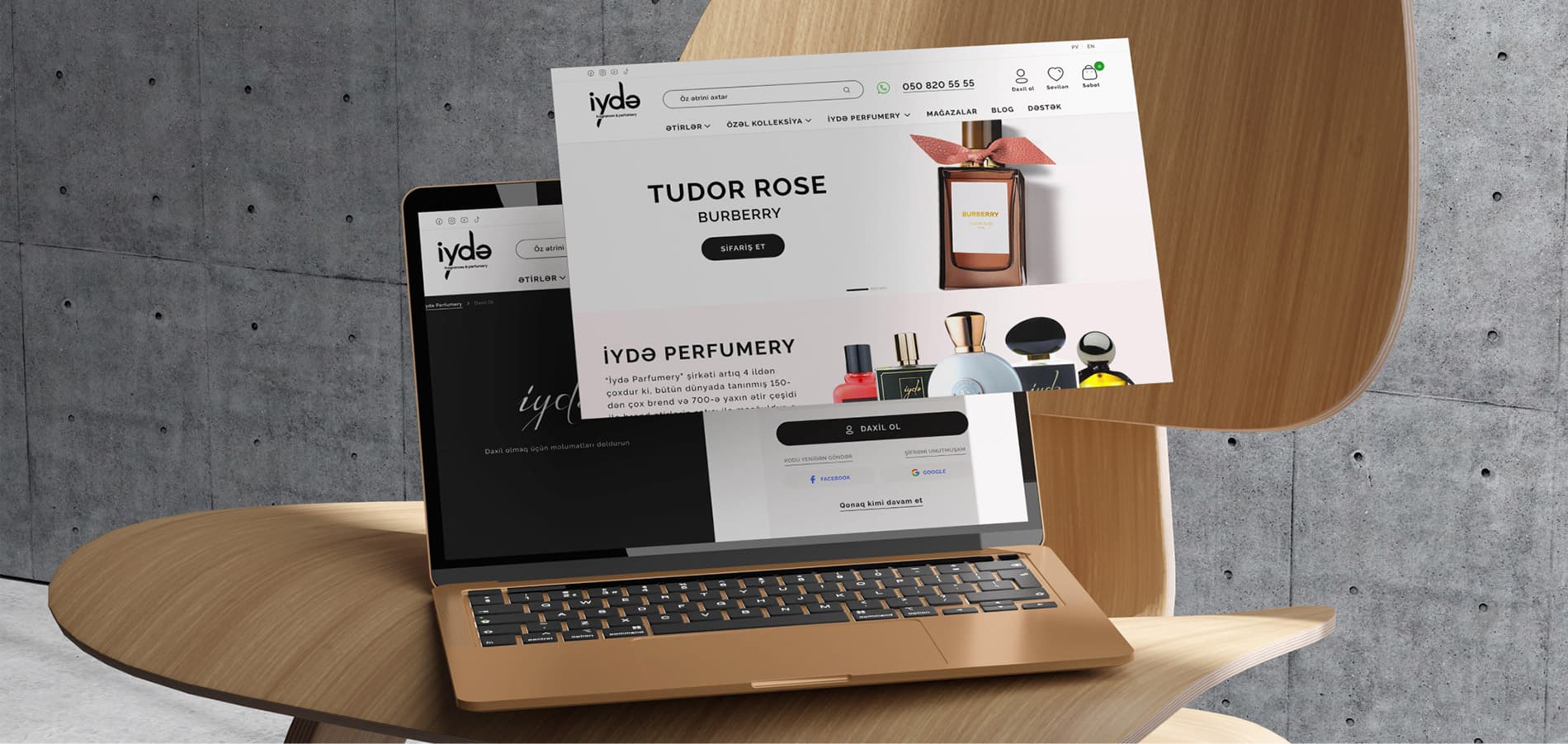 Разработка онлайн-магазина İydə Perfumery
